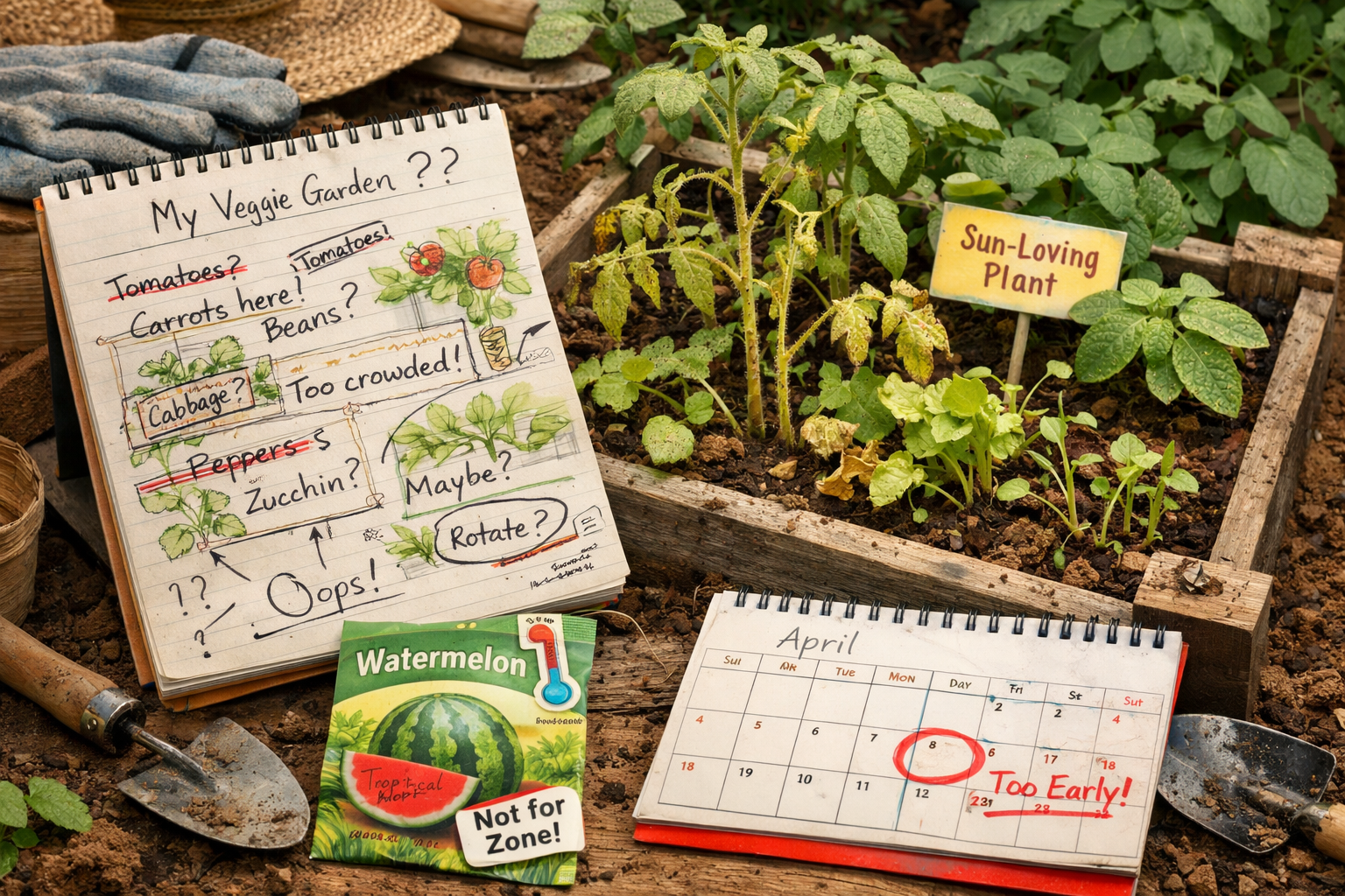 Common Vegetable Growing Mistakes