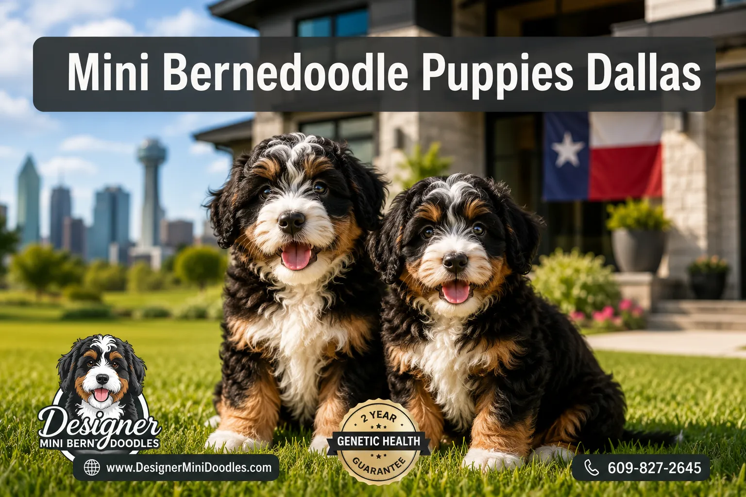 mini bernedoodle puppies Dallas