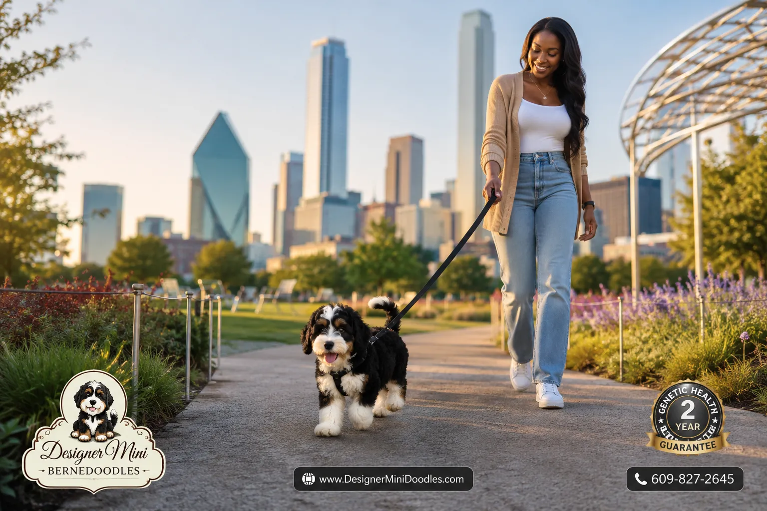 mini bernedoodle puppies Dallas