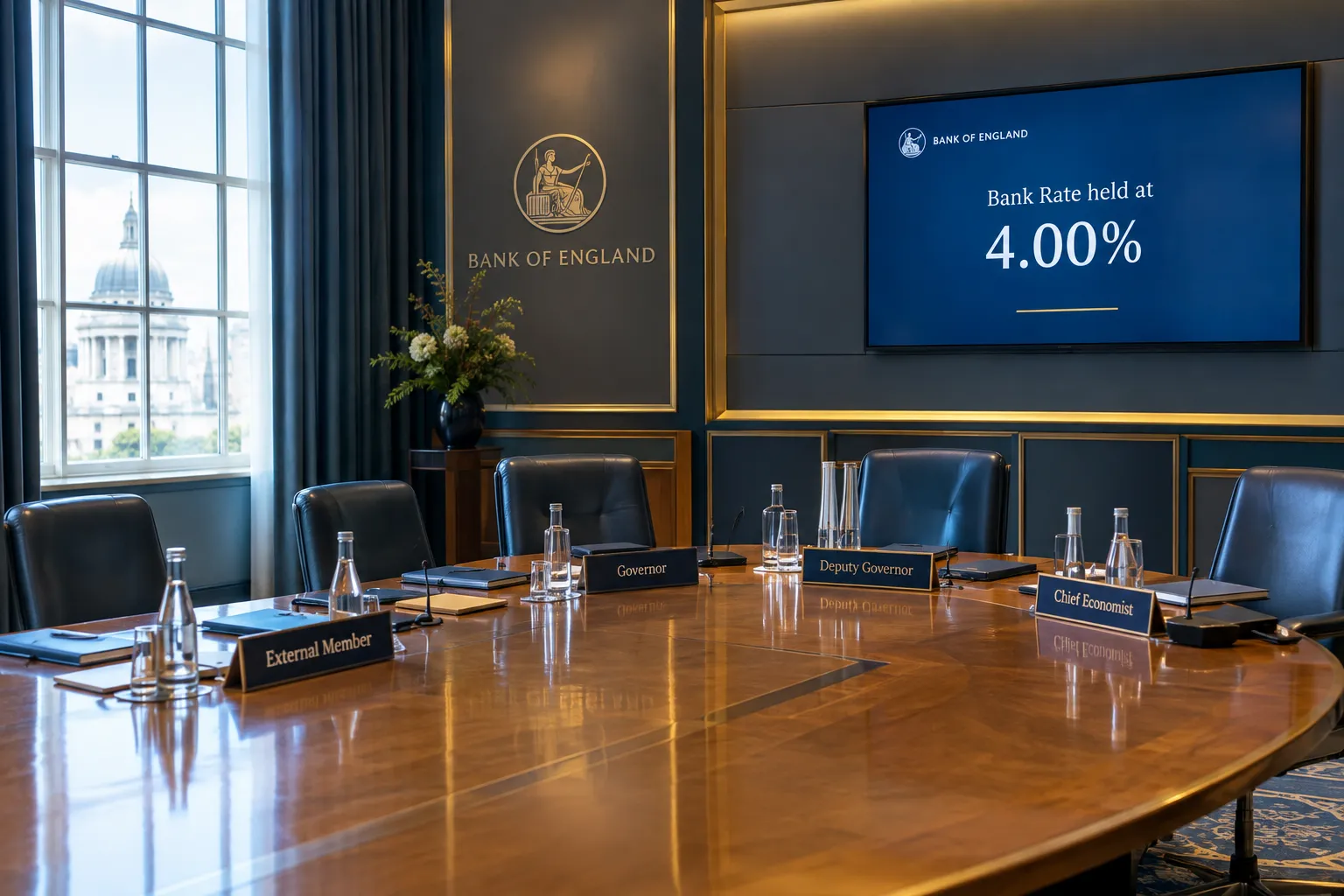 Bank of England Holds Base Rate at 4% September 17 2026: The MPC Decision Explained