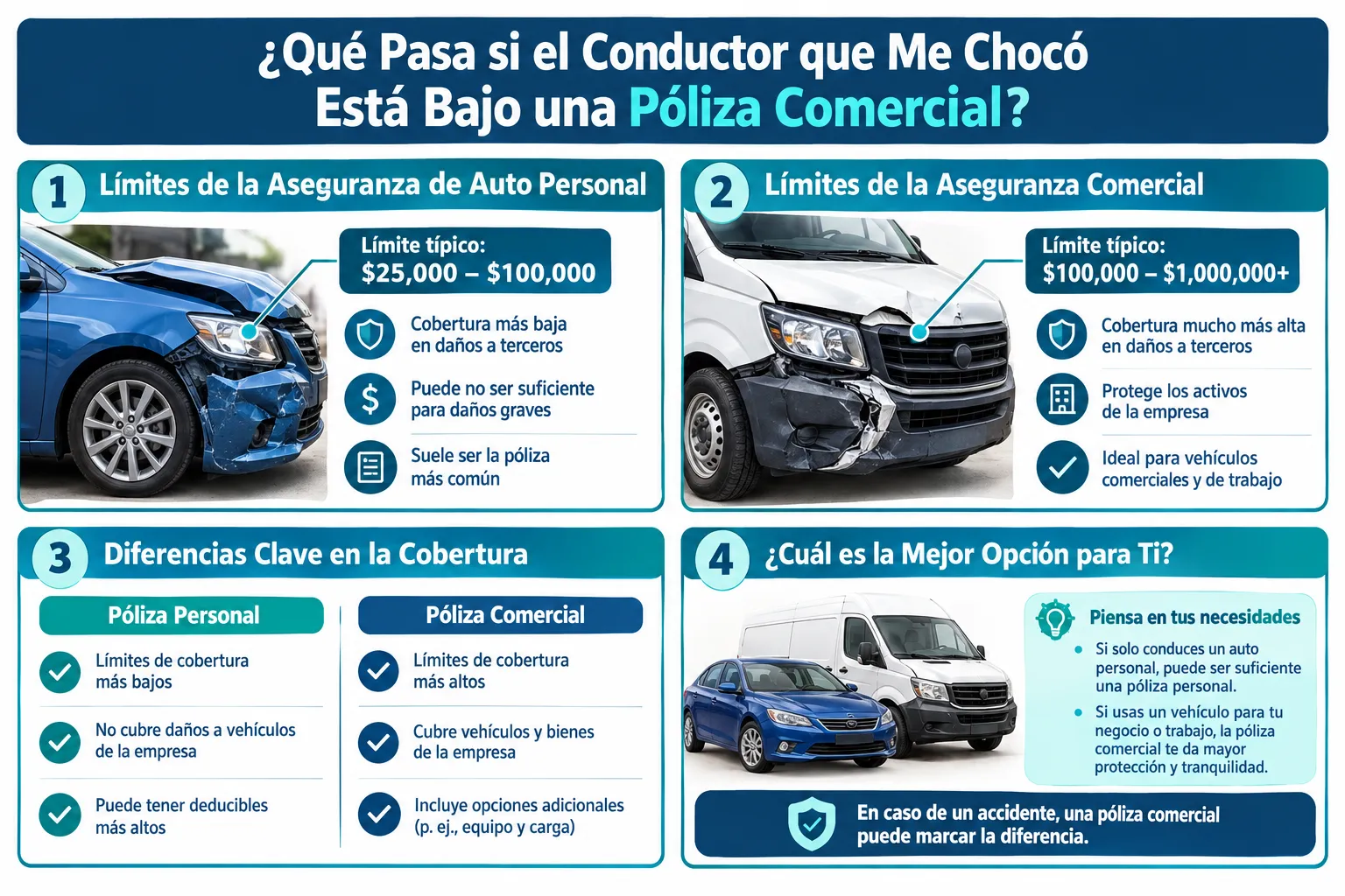 Diferencias Clave Entre una Póliza Comercial y una Personal