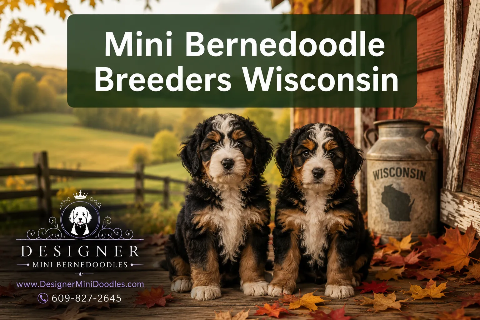 mini bernedoodle breeders Wisconson
