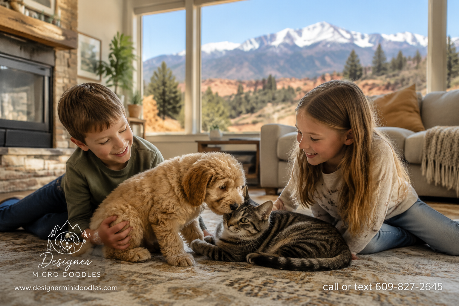 Are Micro Goldendoodles Good with Kids and Other Pets?
