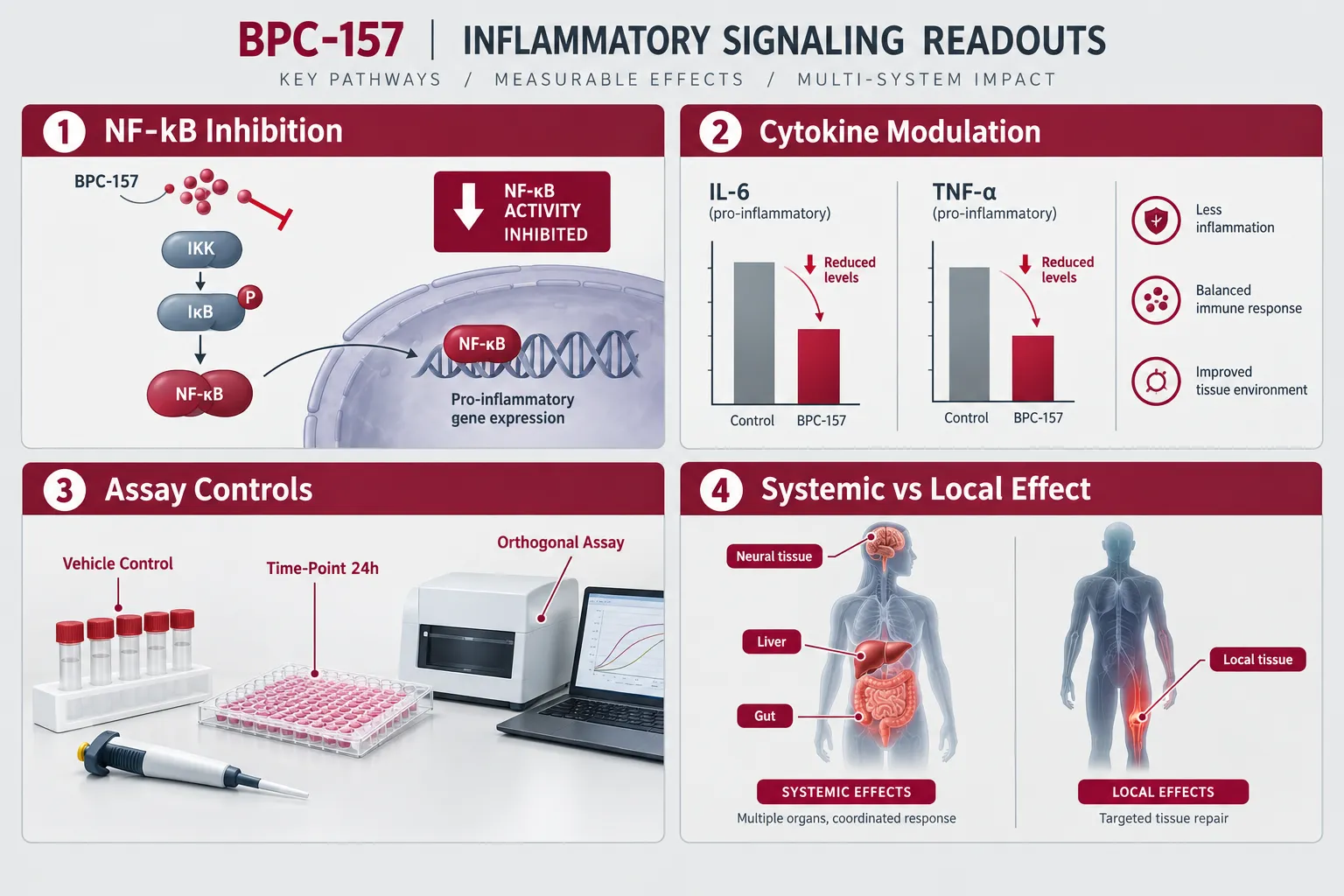 Inflammatory Signaling: NF-kB, Cytokines, and Pathway Cross-Talk
