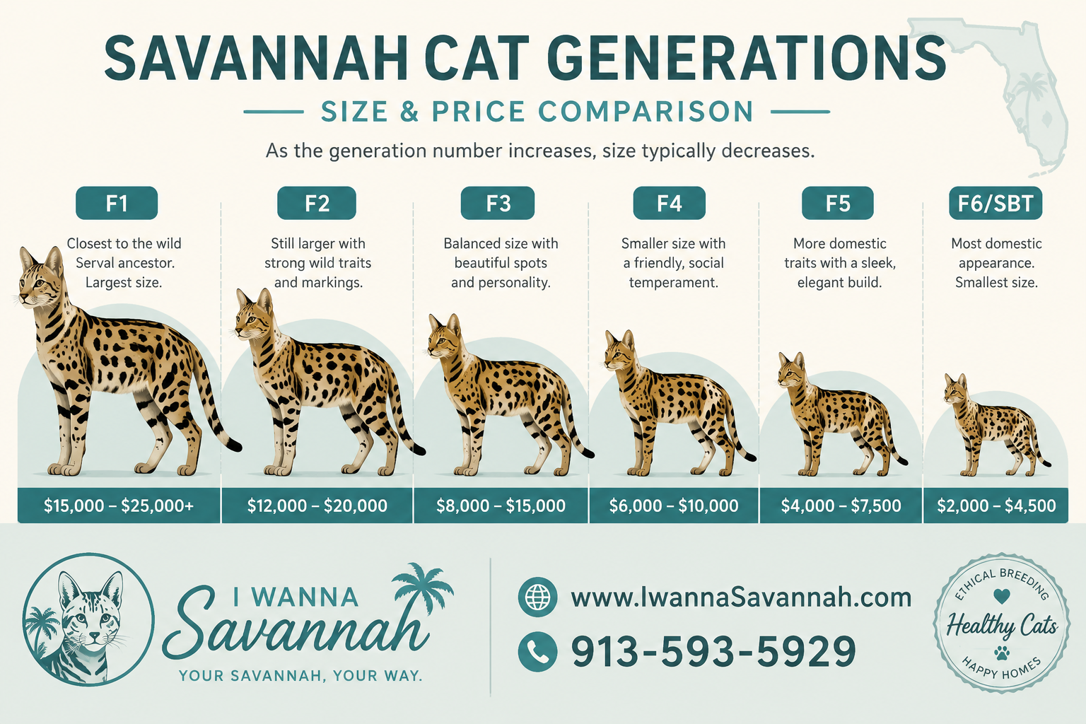 Savannah cat Generations