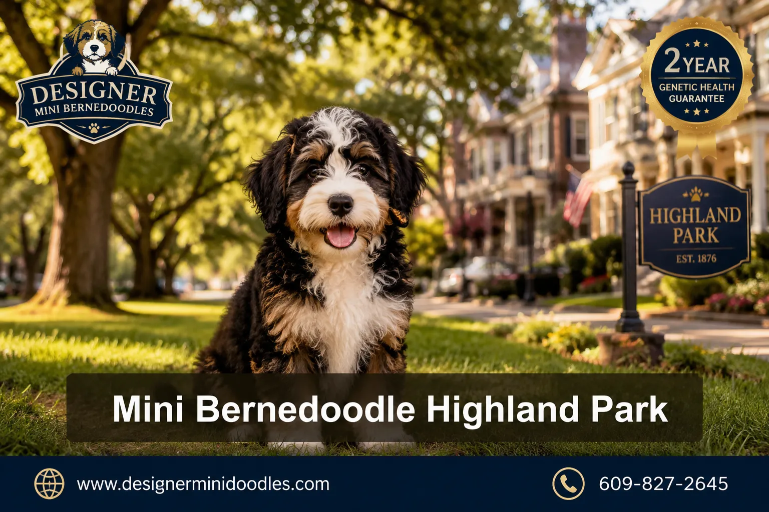 mini bernedoodle Highland Park