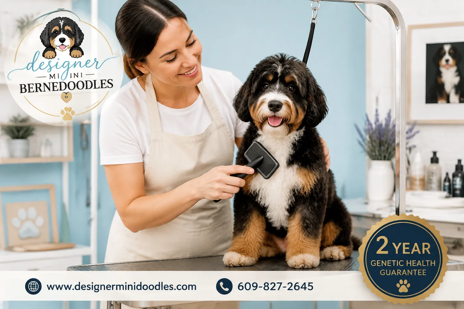 mini bernedoodle Highland Park