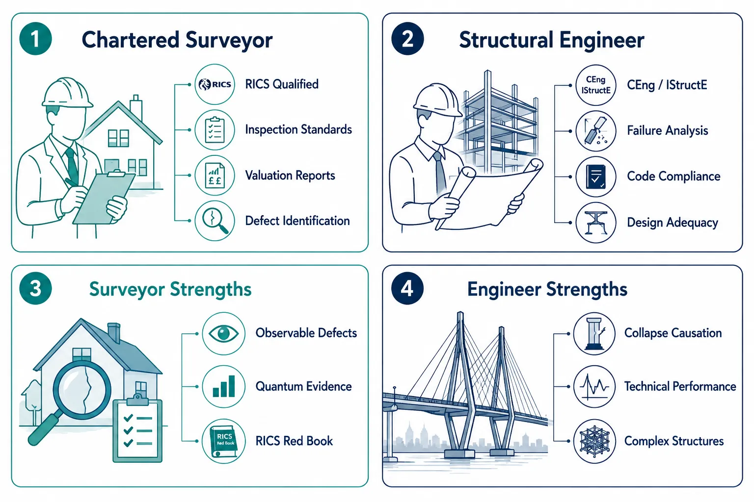 Understanding the Two Disciplines: Qualifications and Scope