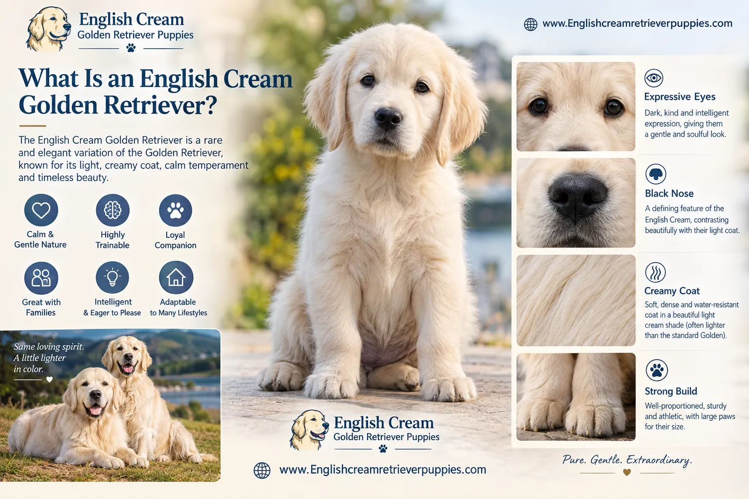 English Cream vs Regular Golden Retriever: What's the Real Difference?