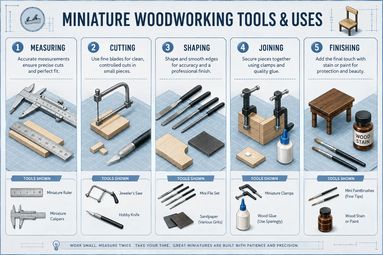 Beginner-Friendly Miniature Woodworking Projects