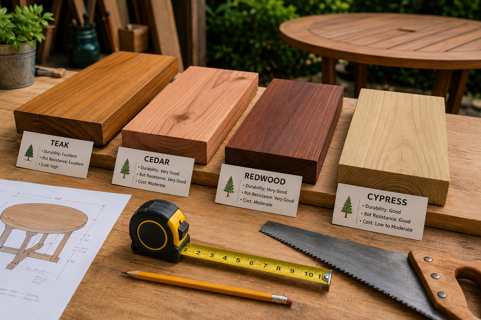 Top Wood Choices for Outdoor Durability