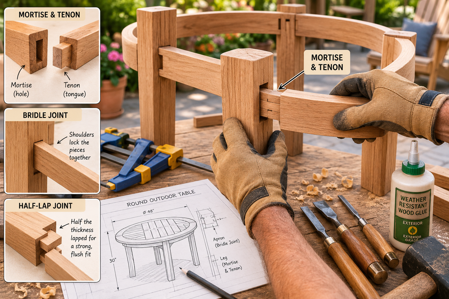 Strong Joinery for Legs and Aprons