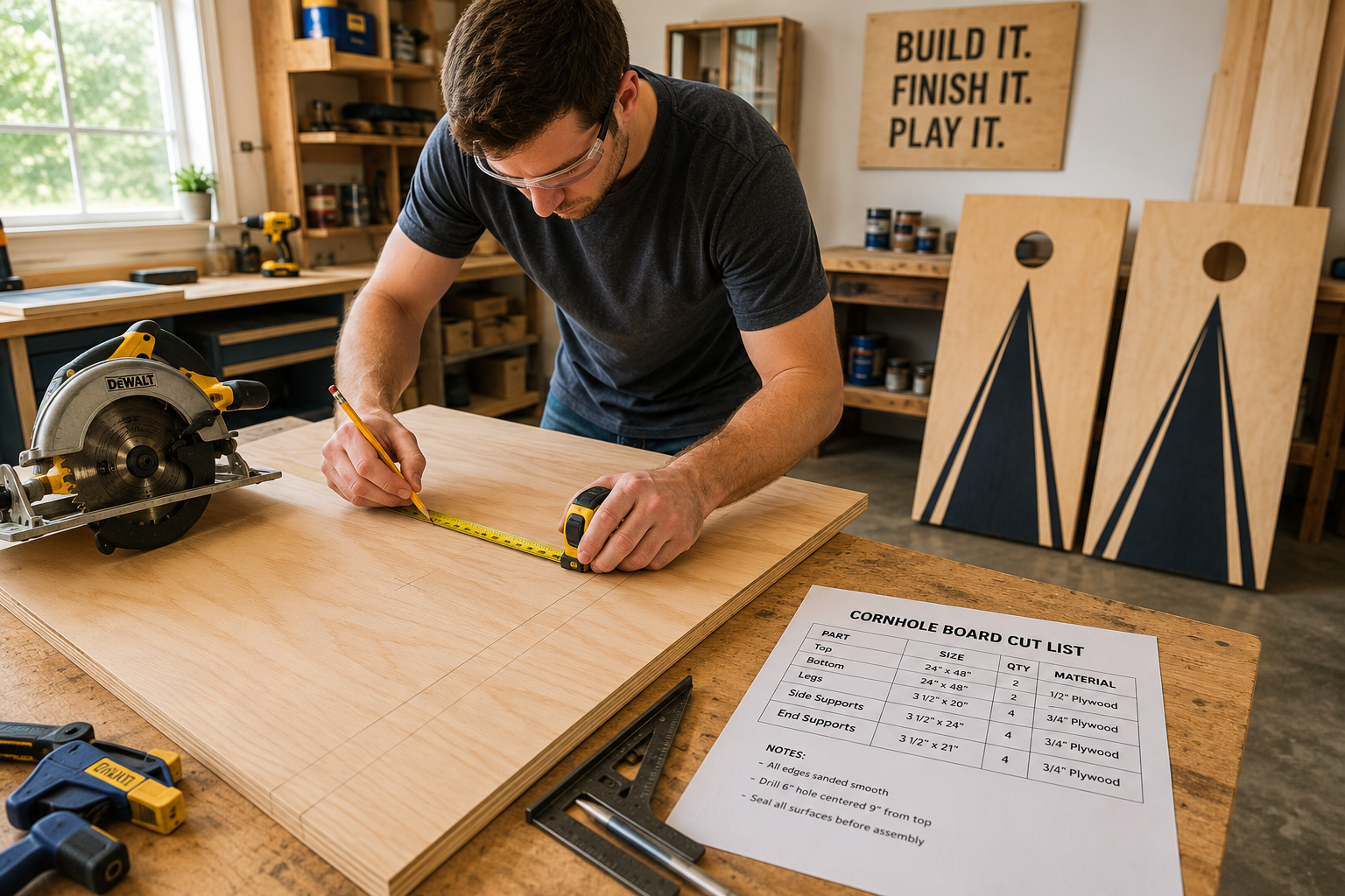 Planning Your Regulation Cornhole Board Set: Materials and Dimensions