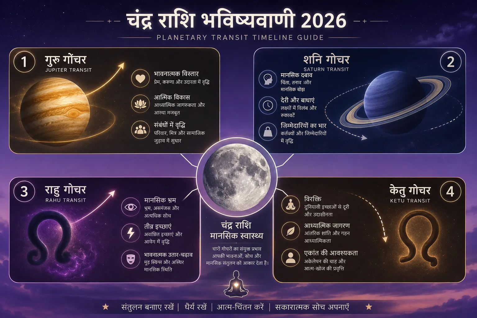 क्या चंद्रमा की गति मानसिक स्थिति को प्रभावित करती है?
