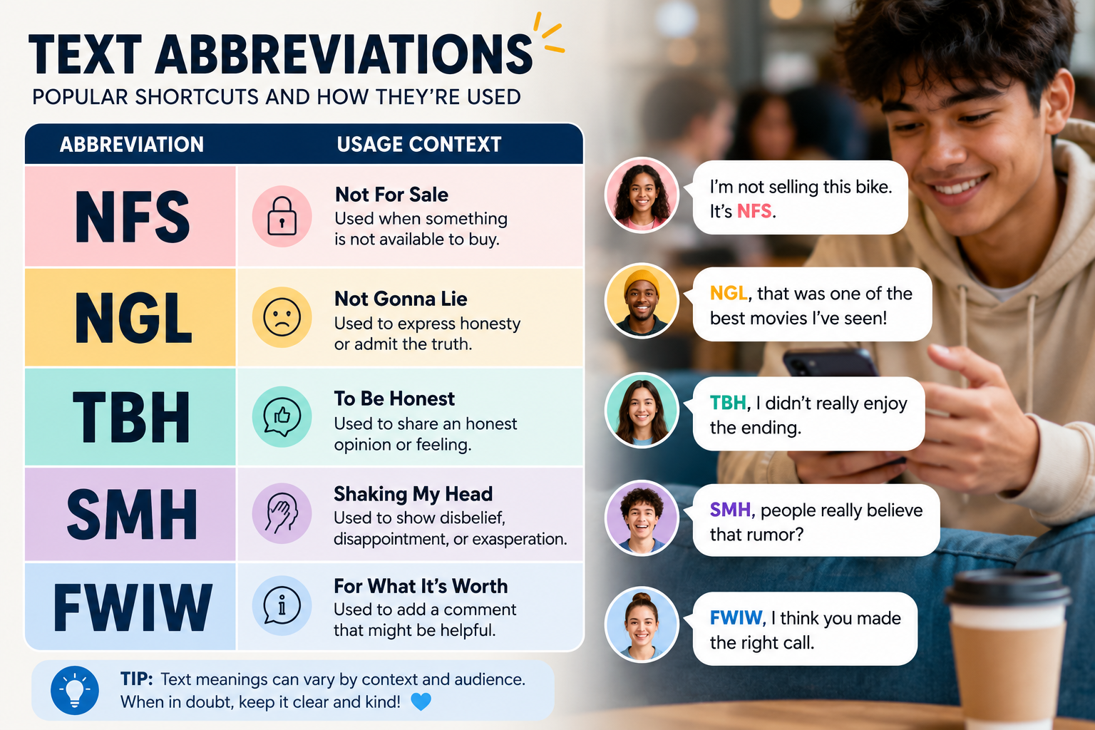 NFS vs Other Text Abbreviations