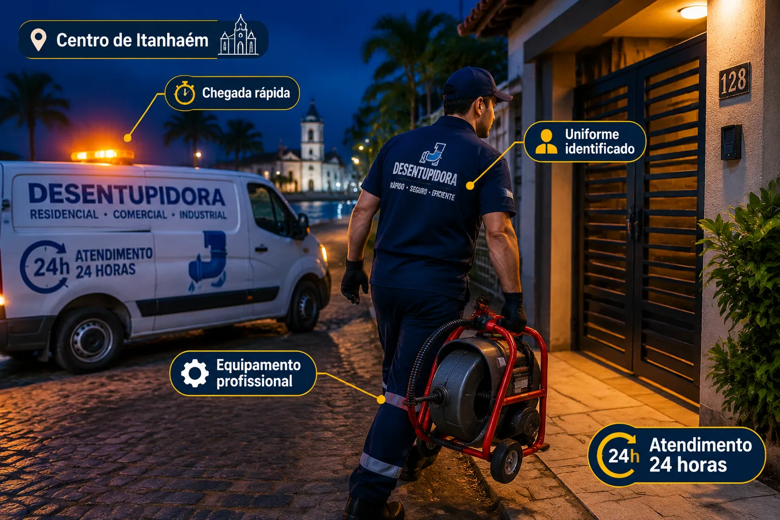 Desentupidora Urgente de Esgoto, Pia, Vaso Sanitário, Ralo e Caixa de Gordura