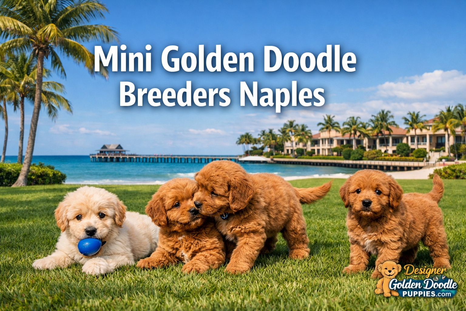 use keyphrases / topics as alt text do not use big paragraphs. Put logo of designergoldendoodlepuppies.com in images as possible where possi