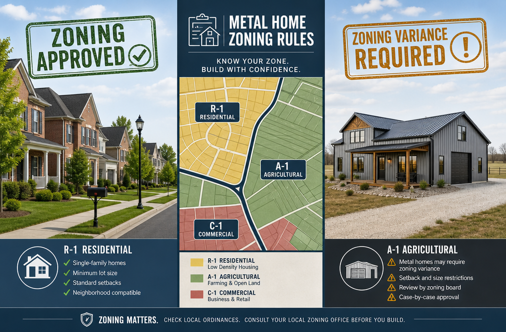 Detailed () editorial infographic illustration showing a split-scene comparison: on the left, a suburban residential