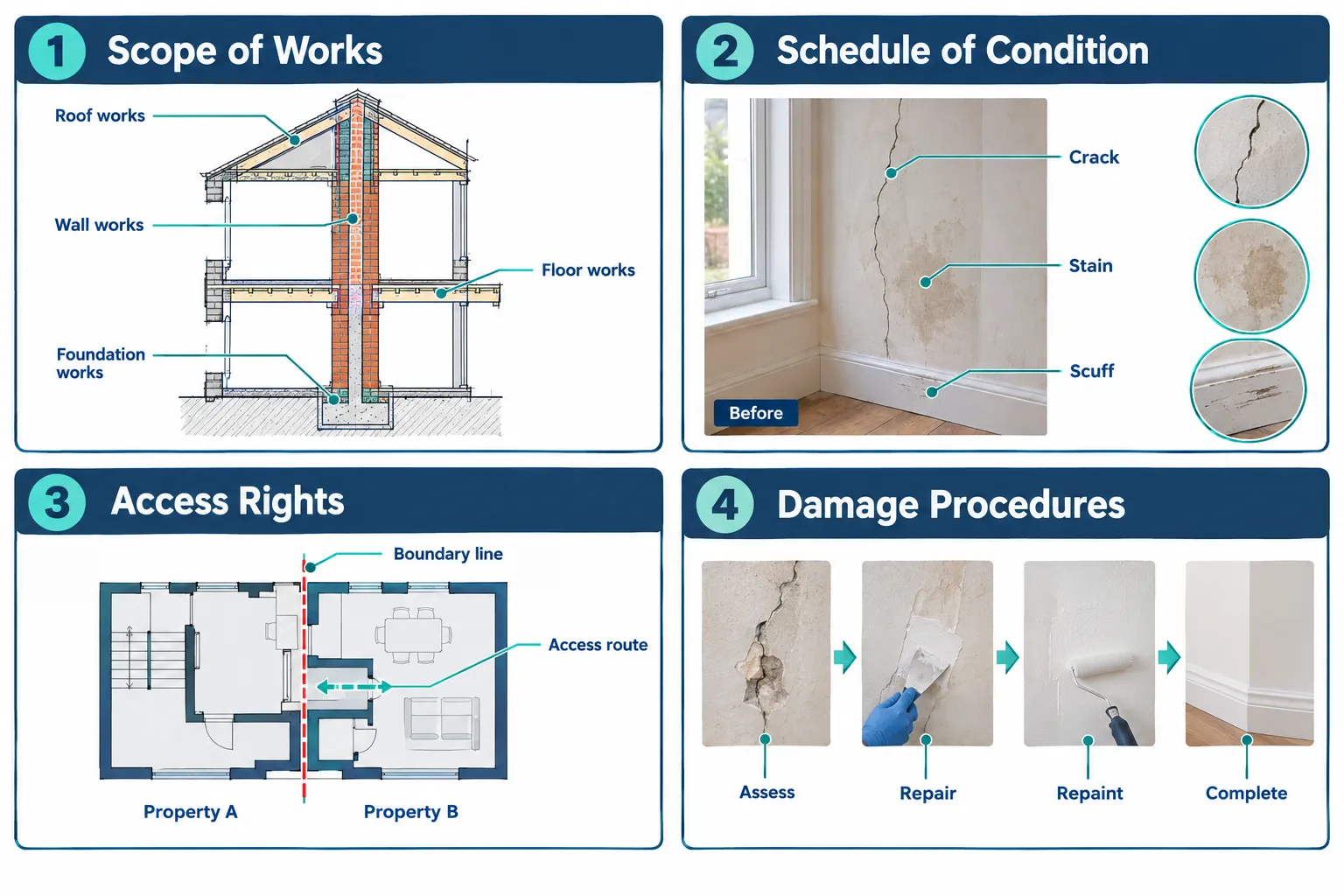 6. Costs and Surveyors' Fees