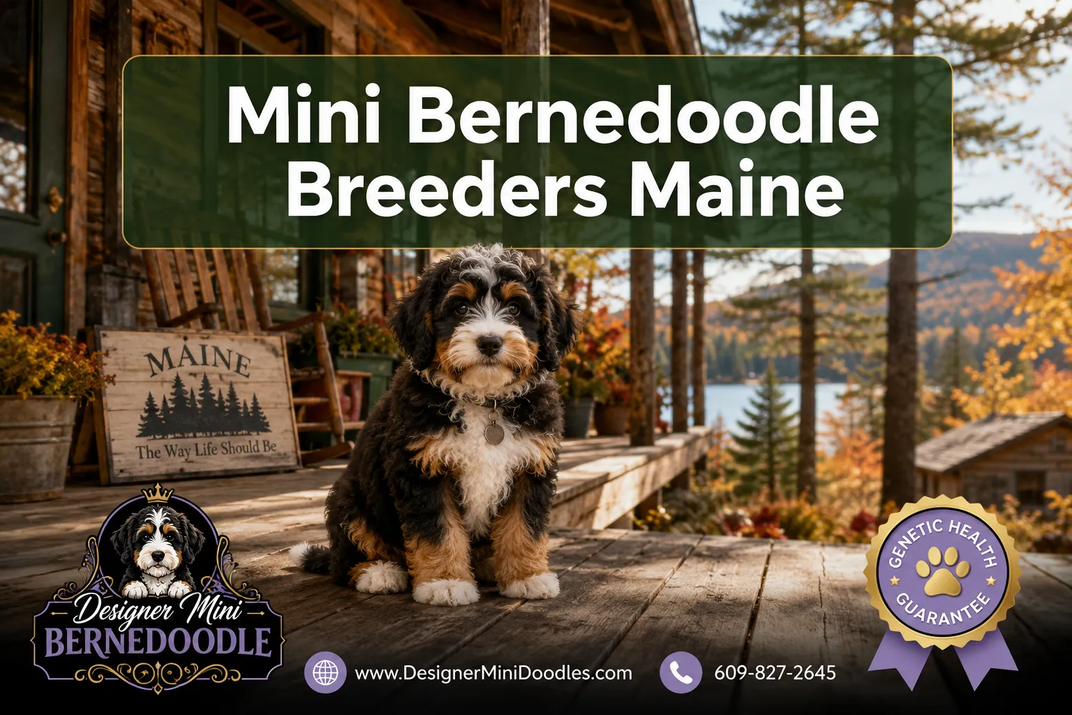 mini bernedoodle breeders Maine