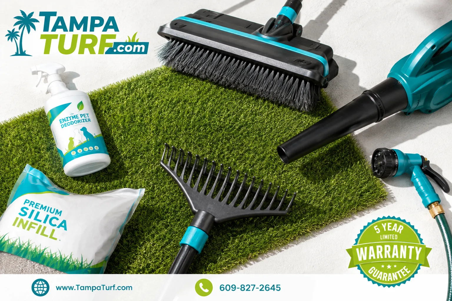 How do I fix artificial turf drainage problems?