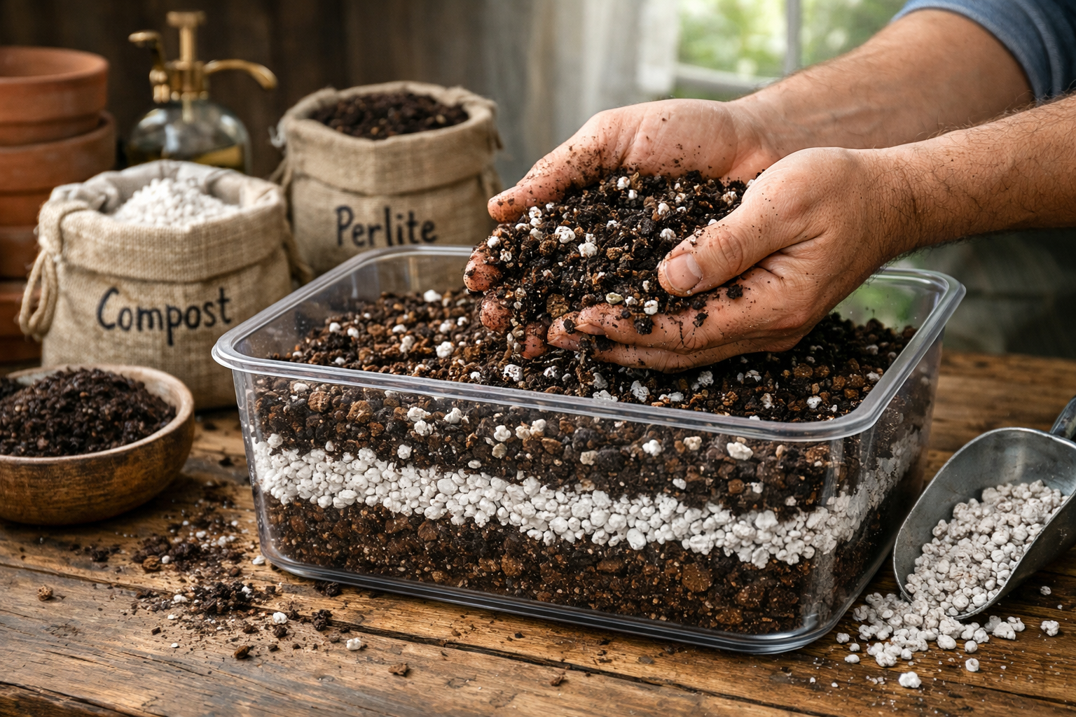How to Prepare Soil for Container Plants at Home