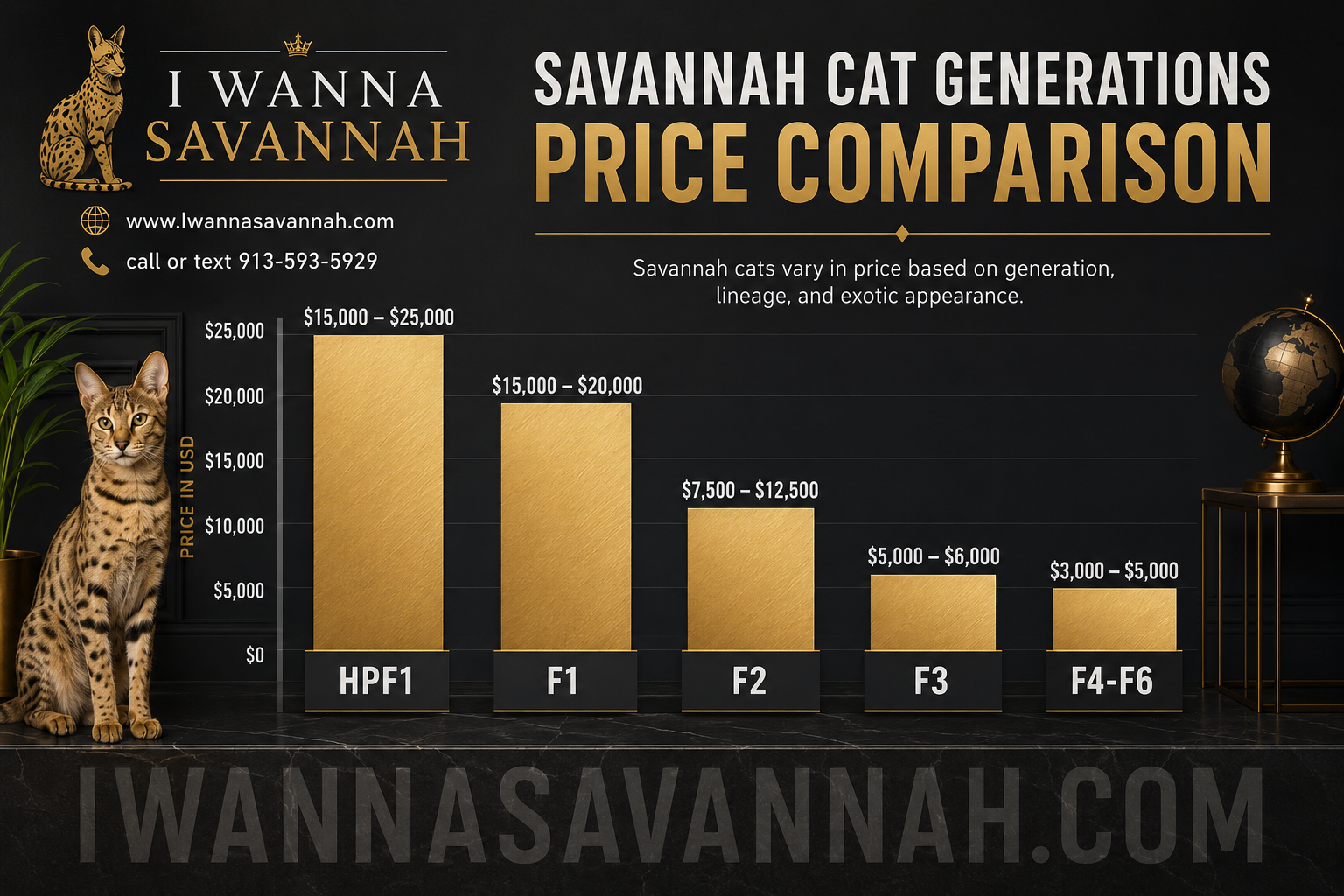 What Determines Savannah Cat Price?
