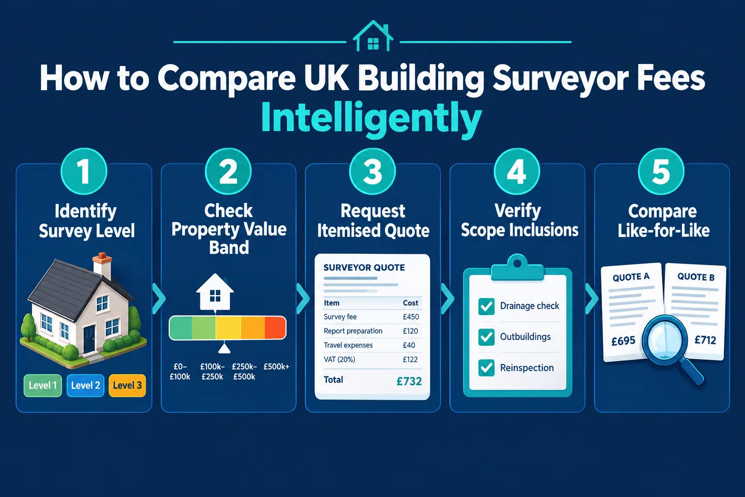 How to Compare Fees Intelligently: Survey Levels, Property Values and What "Competitive" Really Means