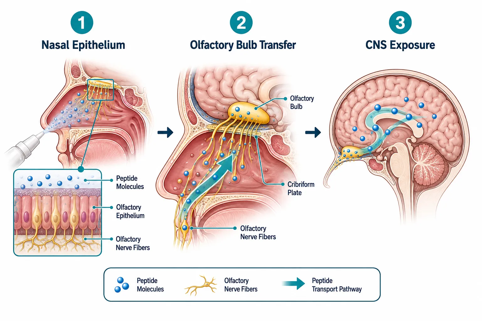 Why the Nose-to-Brain Route Changes Everything for Peptide Research