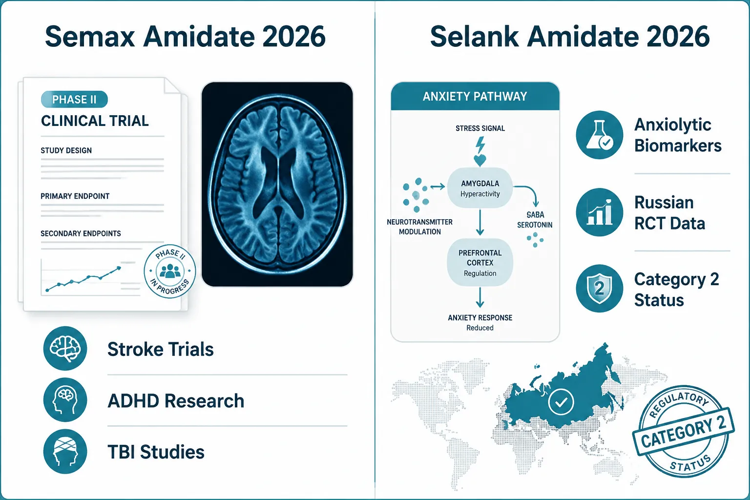 The 2026 Evidence Landscape: Semax and Selank Under the Microscope