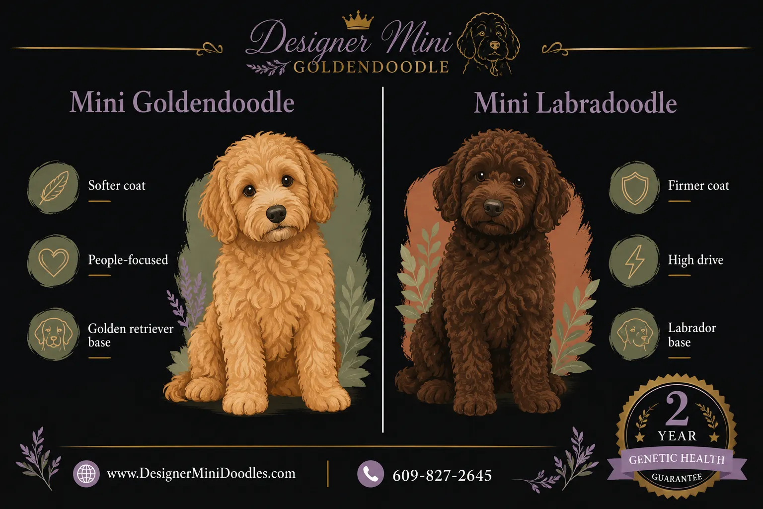 What is the mini goldendoodle temperament, and do they shed a lot?