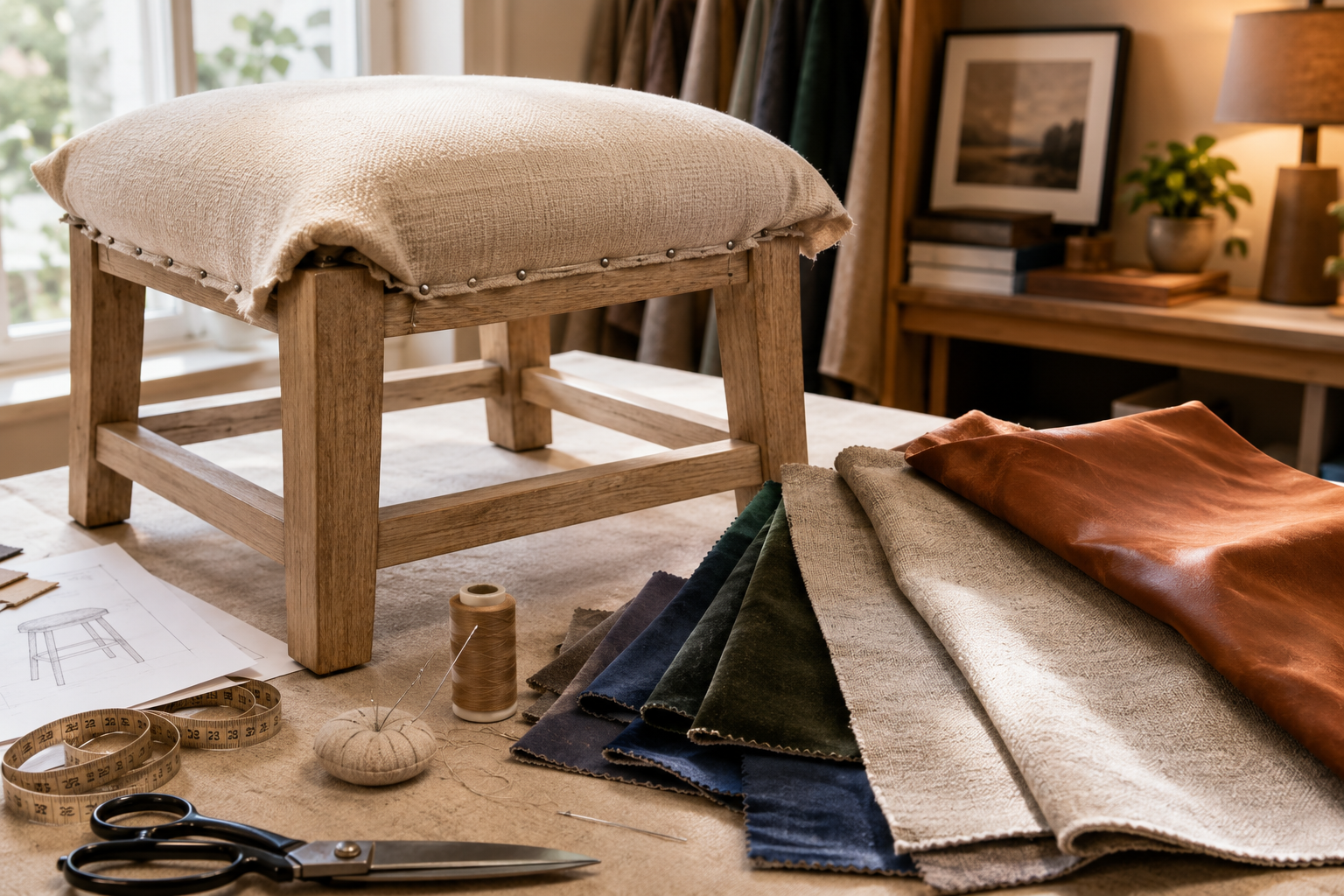 Finishing Your Custom Stools