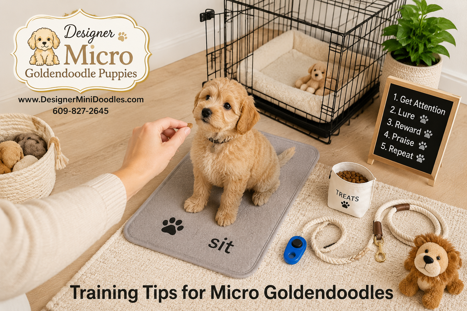 Training Tips for Micro Goldendoodle Puppies