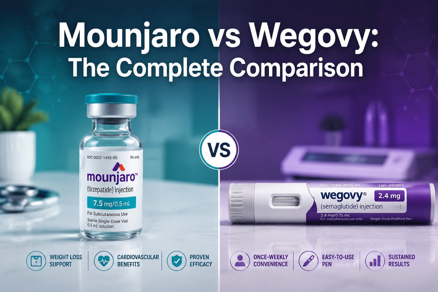 Mounjaro vs Wegovy : Which one is better?