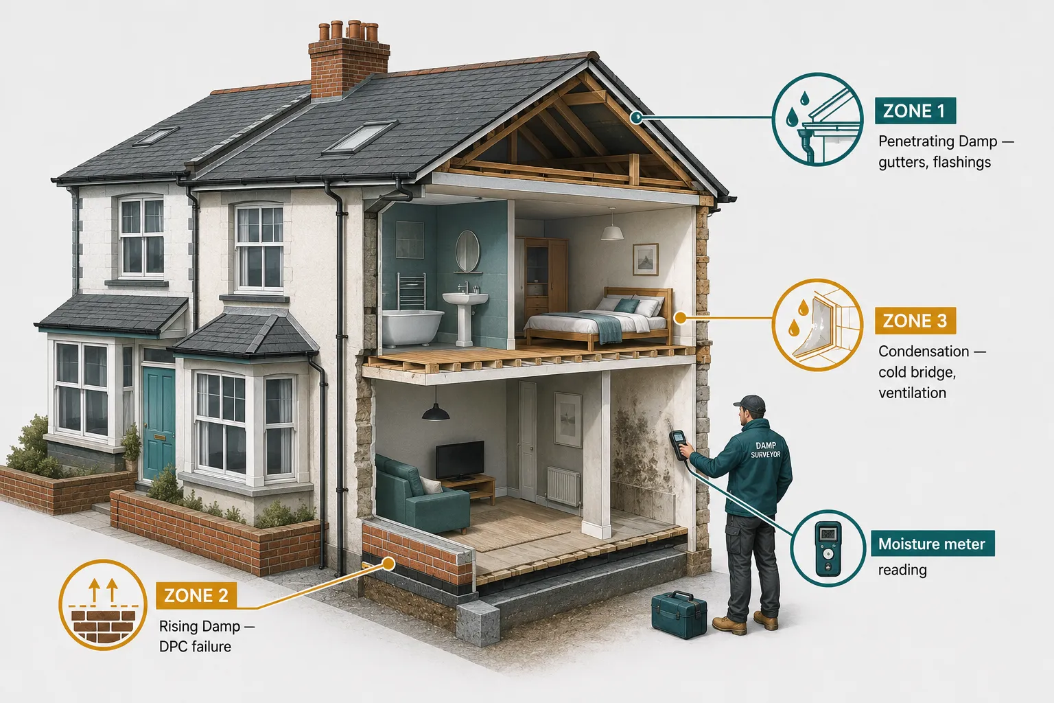 How Surveyors Help You Mitigate Damp and Mould Risks