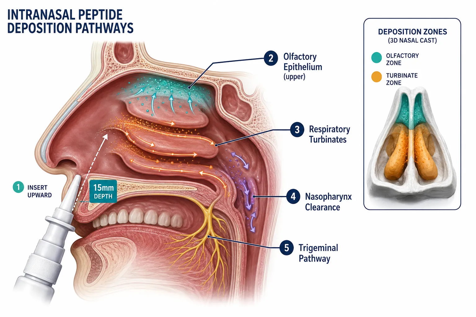 Mapping Nasal Deposition: Why Region Matters