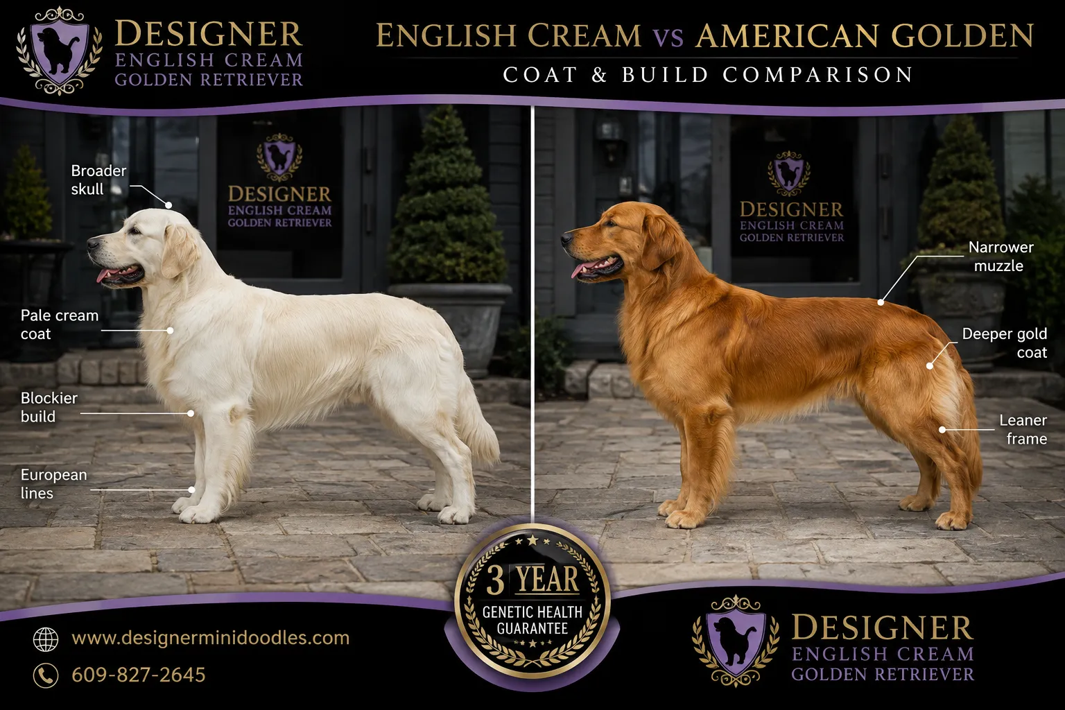 reputable english cream retriever breeders