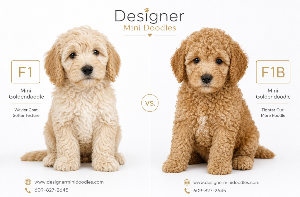 What's the Difference Between F1 and F1B Mini Goldendoodle Puppies?