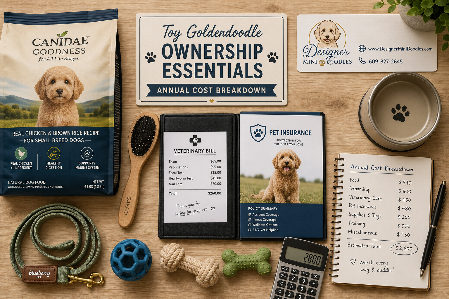 Yearly Expenses for Owning a Toy Goldendoodle