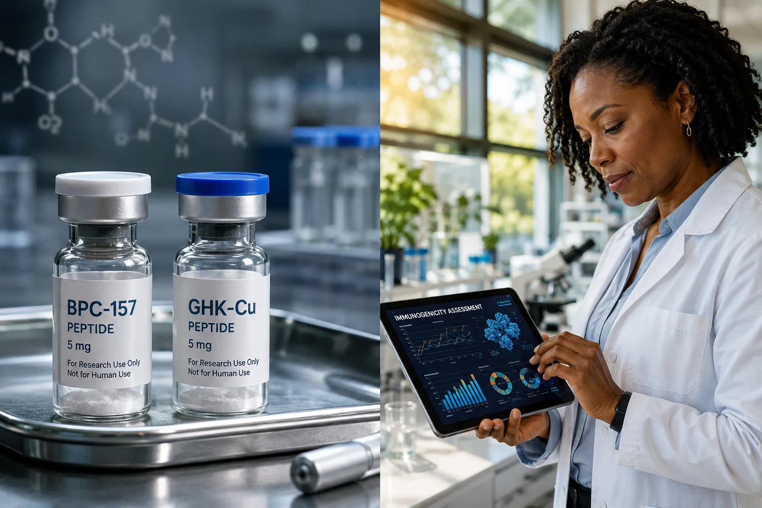How Immune Assays Are Applied to BPC-157, GHK-Cu, and MOTS-c Safety Profiles