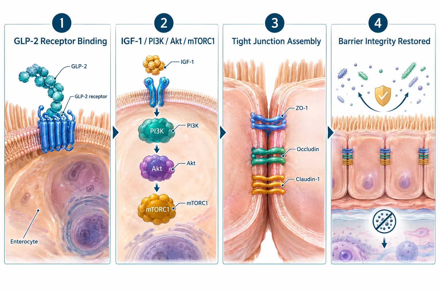 How GLP-2 Signals to the Intestinal Barrier