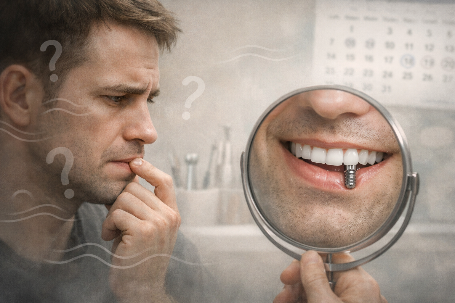 Dental implant anxiety