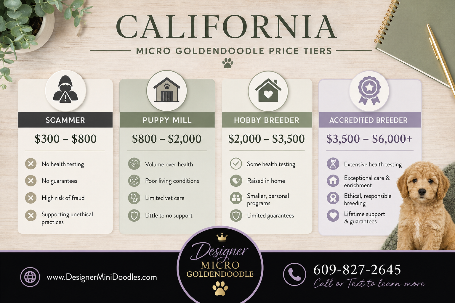 mini goldendoodle puppies California