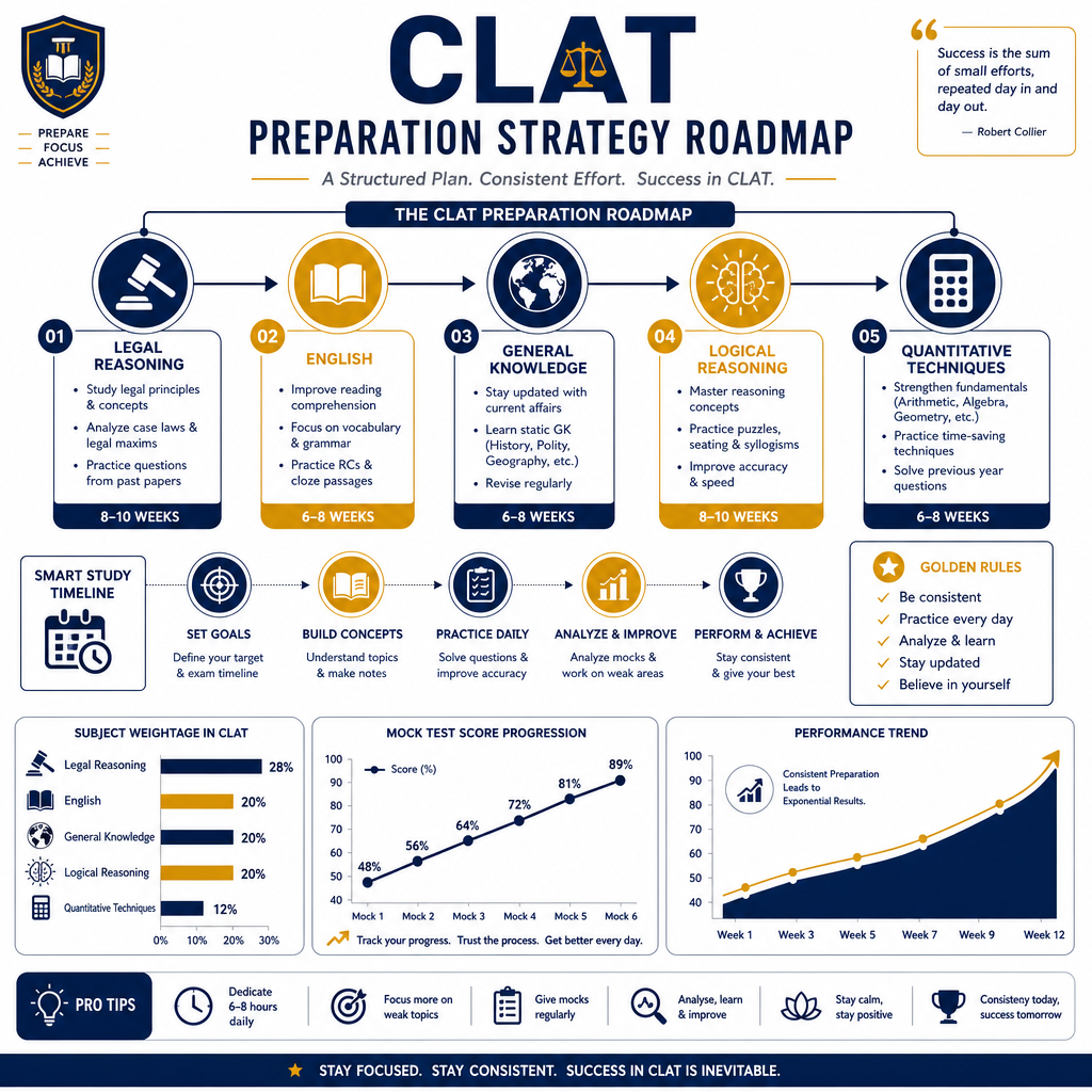 Tips for Last Month Preparation Before CLAT Exam