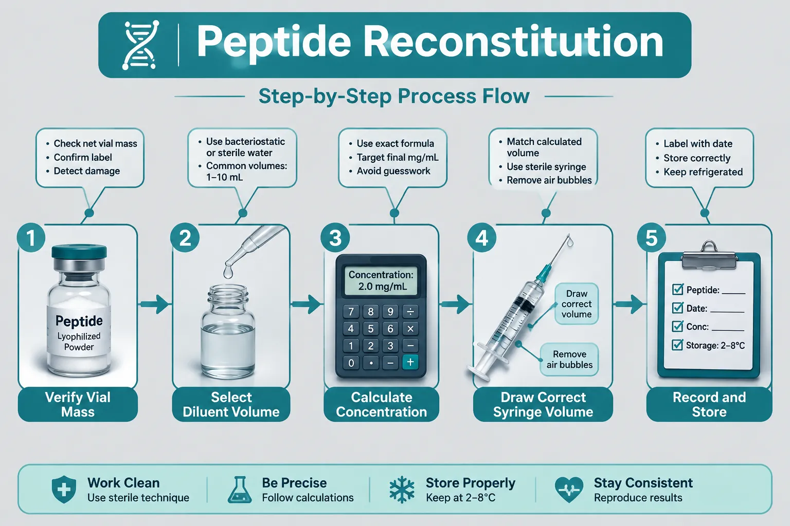Why Accurate Peptide Dosing Matters in Research