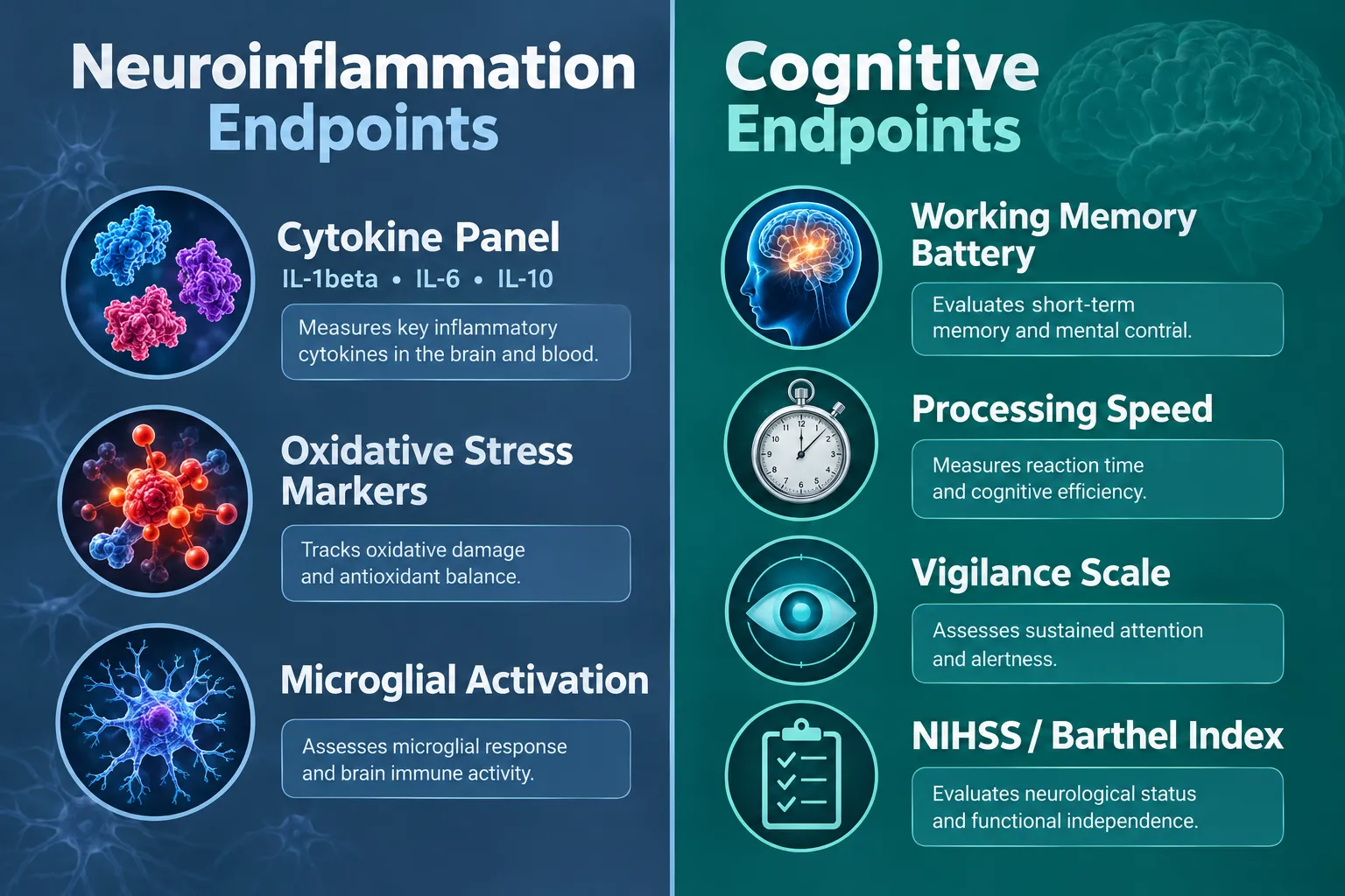 Mapping the Neuroinflammation Endpoint Domain