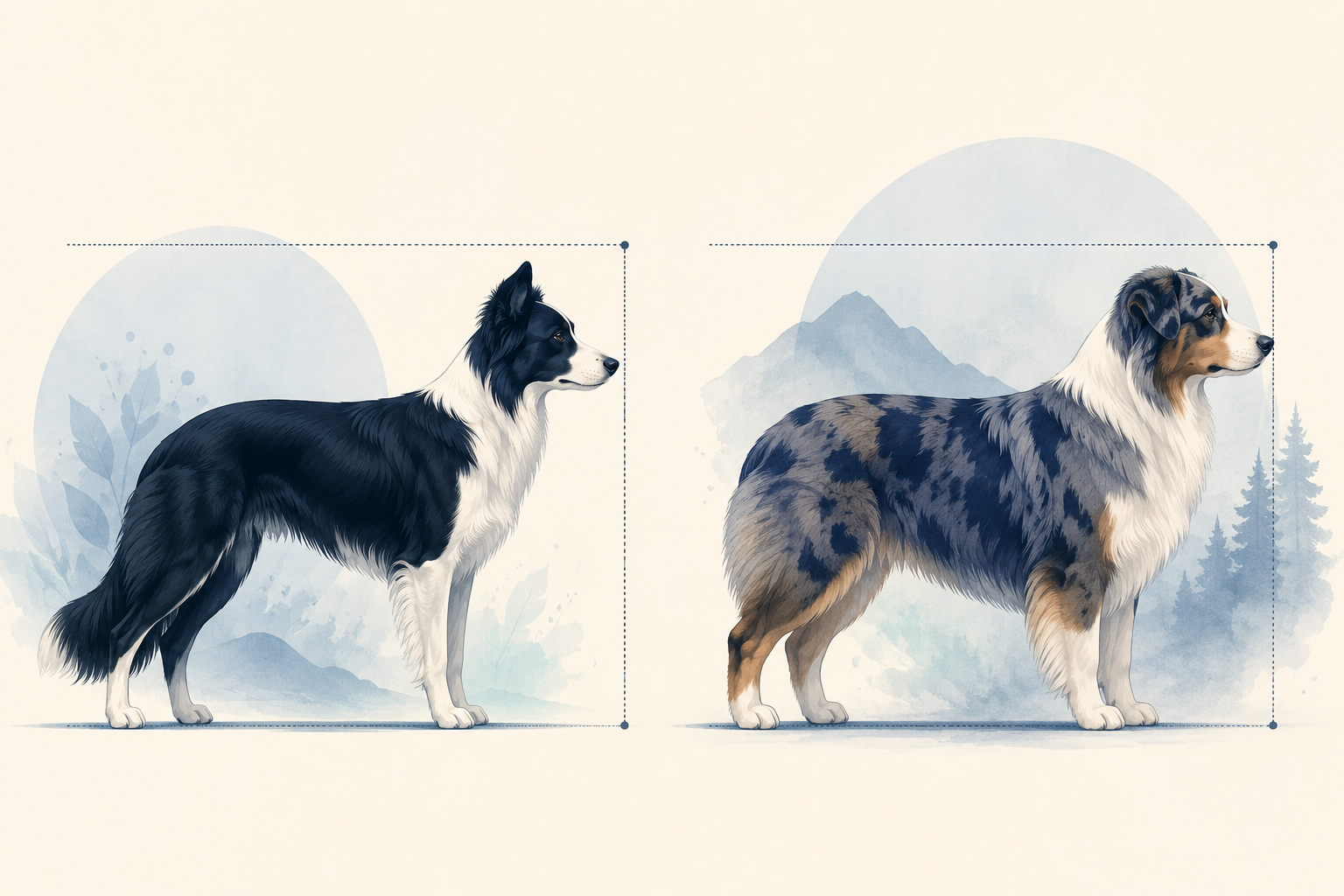 Border Collie vs Australian Shepherd: Key Differences