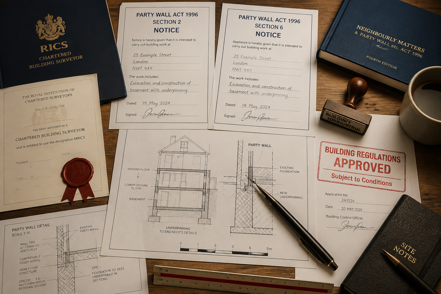 Party Wall Awards and Building Control: How Surveyors Should