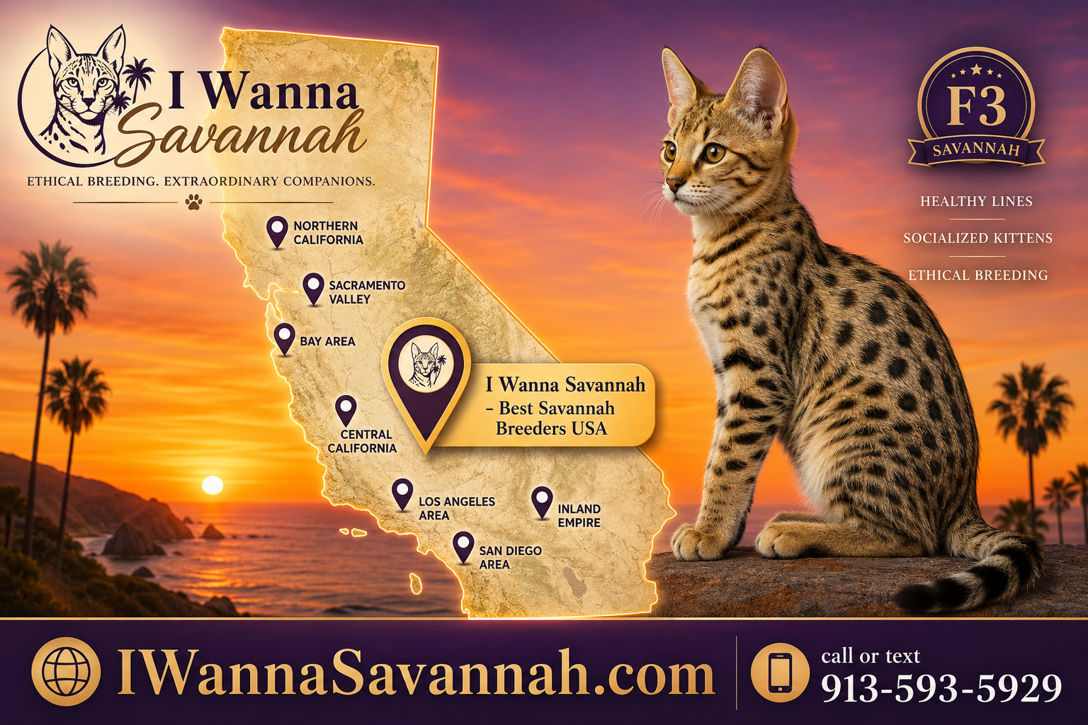 What to Expect When Bringing a Savannah Kitten Home in California