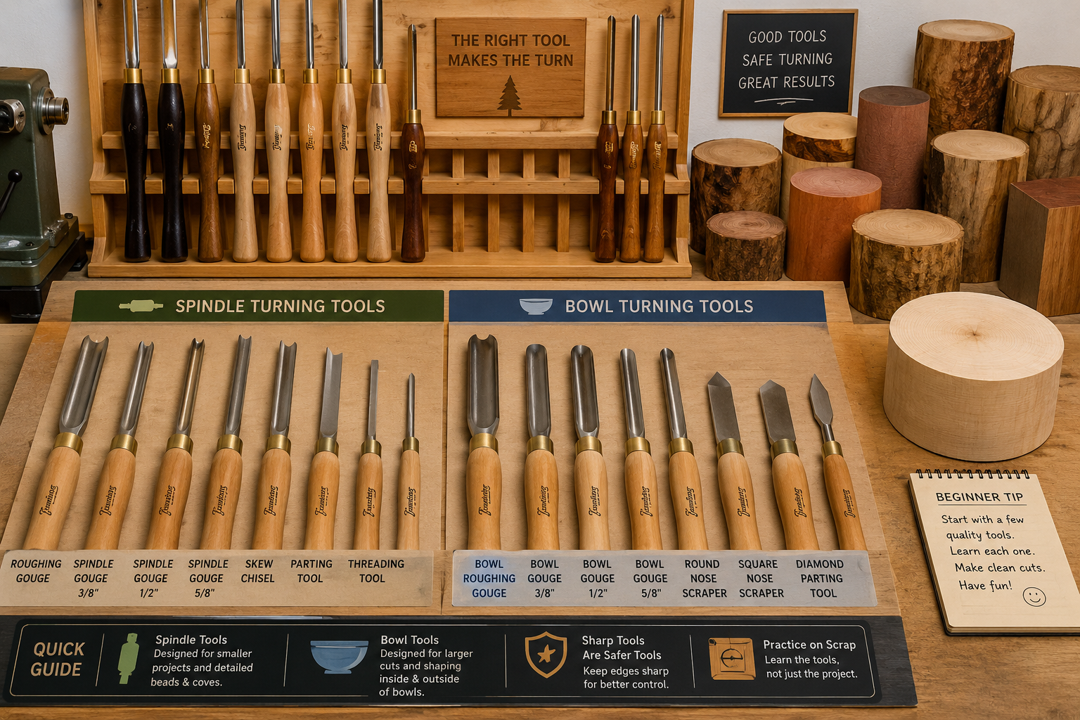 Tool Selection for DIY Woodturning Beginners: Essential Lathe Techniques